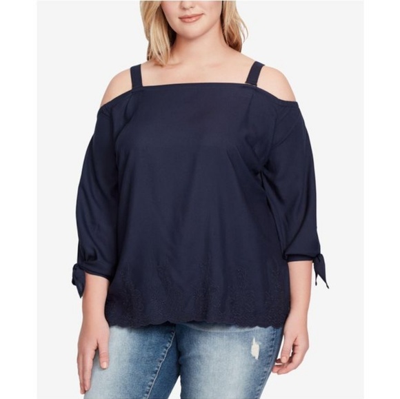Jessica Simpson Tops - Jessica Simpson Off Shoulder Top NWT